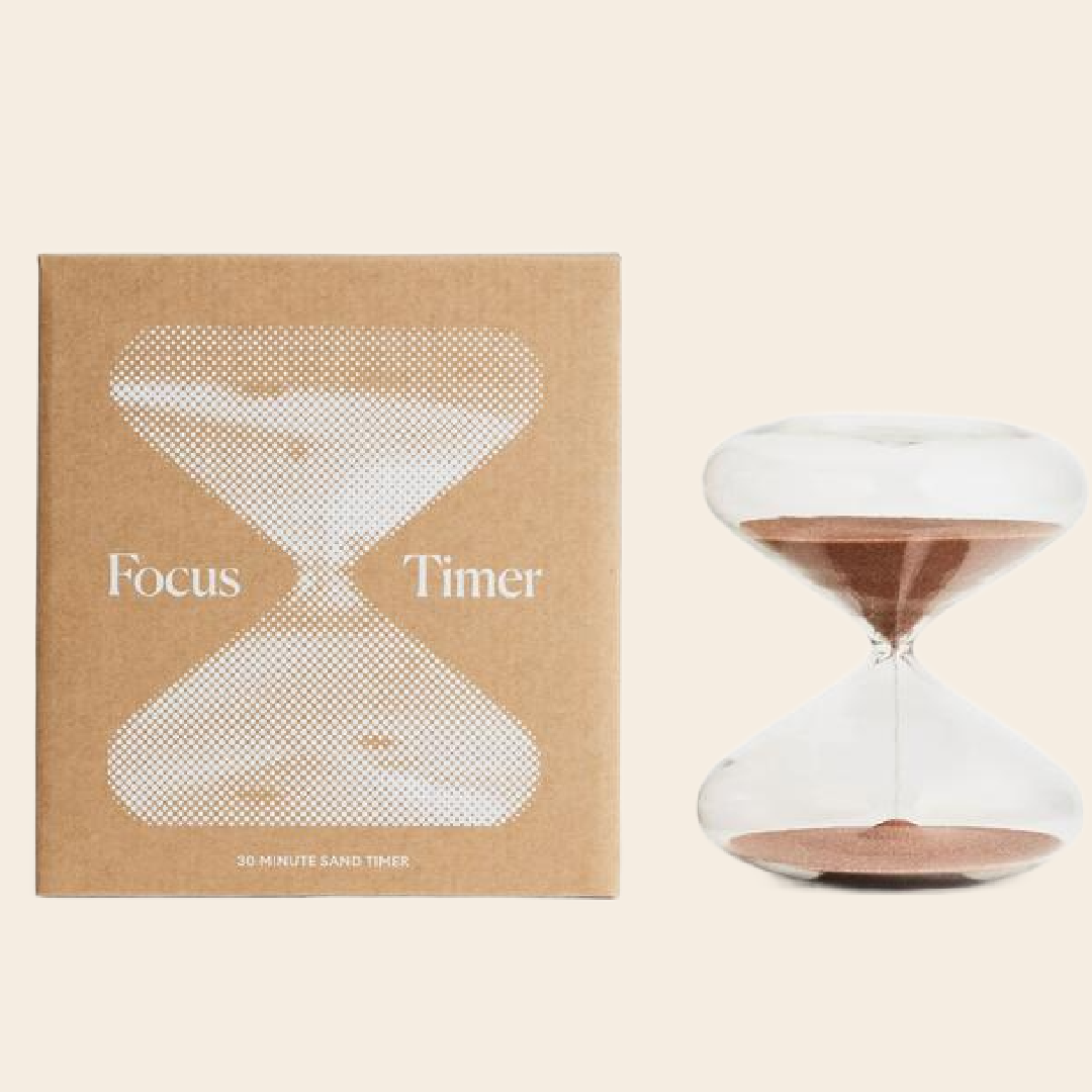 Intelligent Change 30 min. zandloper - glas