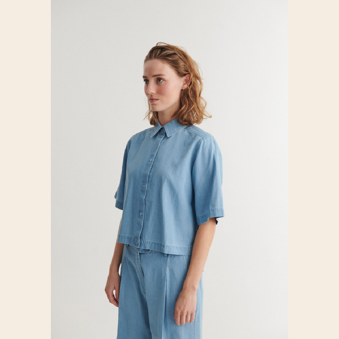 Basic Apparel blouse 'Cody' - katoen