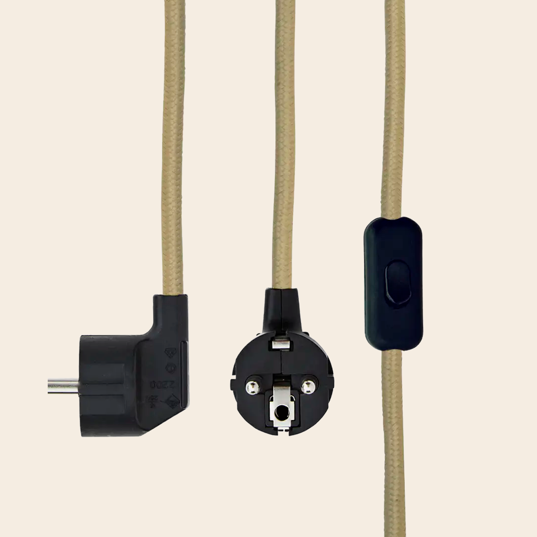 Madam Stoltz lamp 'Bordslampa' enamel - beige