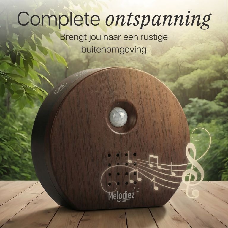 Melodiez natuurgeluidenbox -hout
