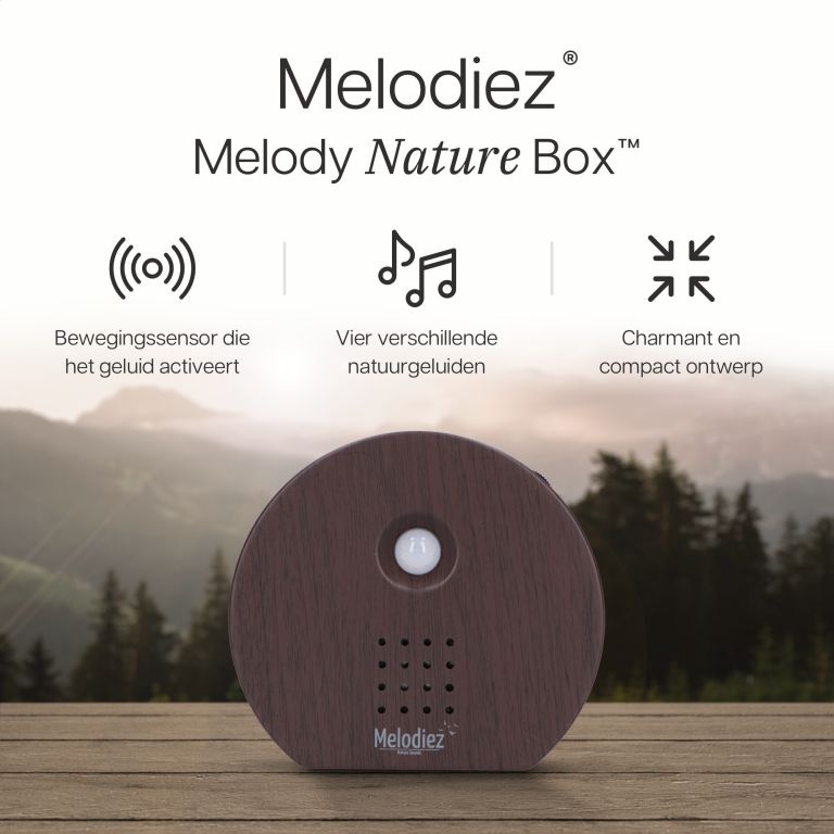Melodiez natuurgeluidenbox -hout