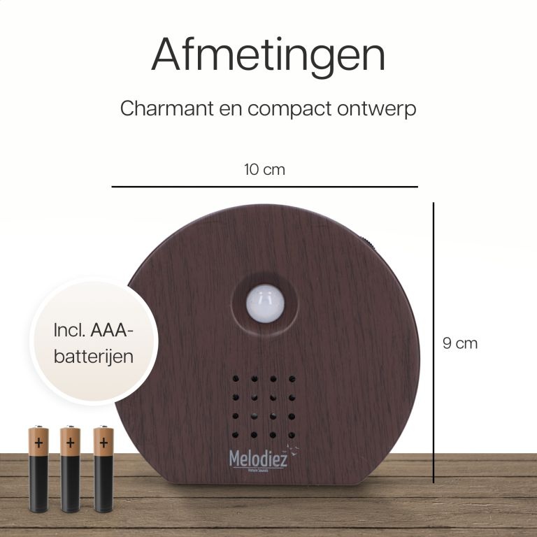 Melodiez natuurgeluidenbox -hout