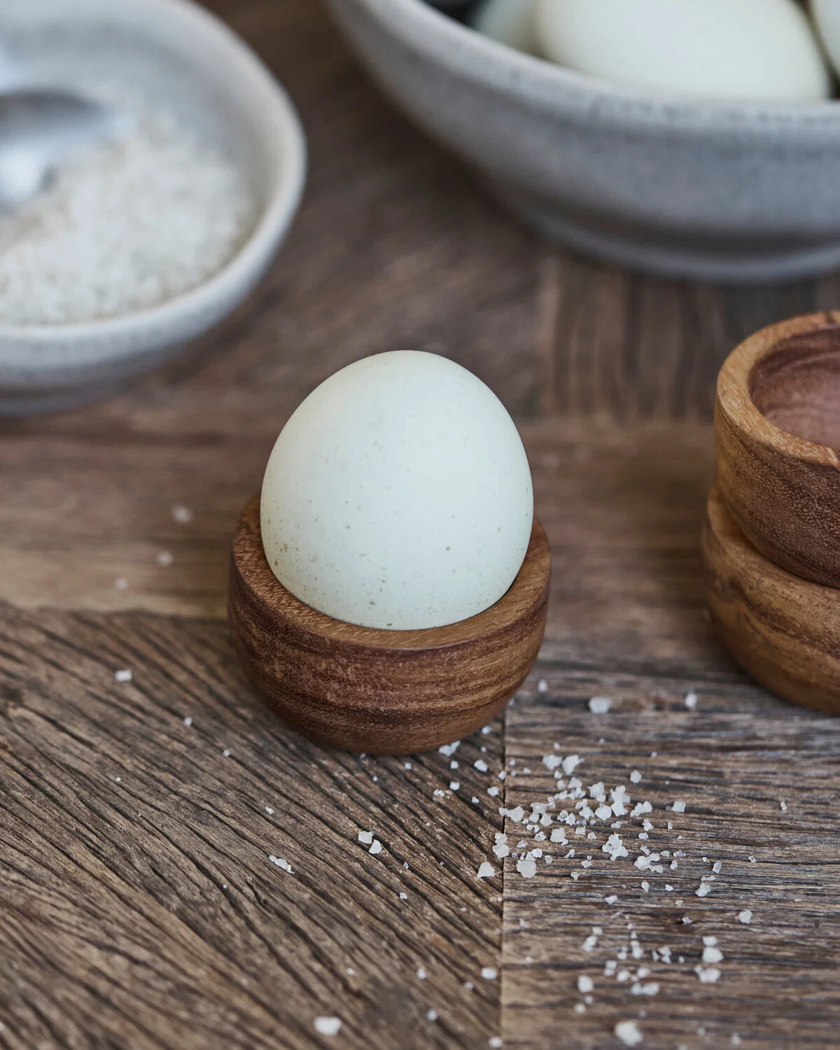 House Doctor eggcup  'Nature" acacia