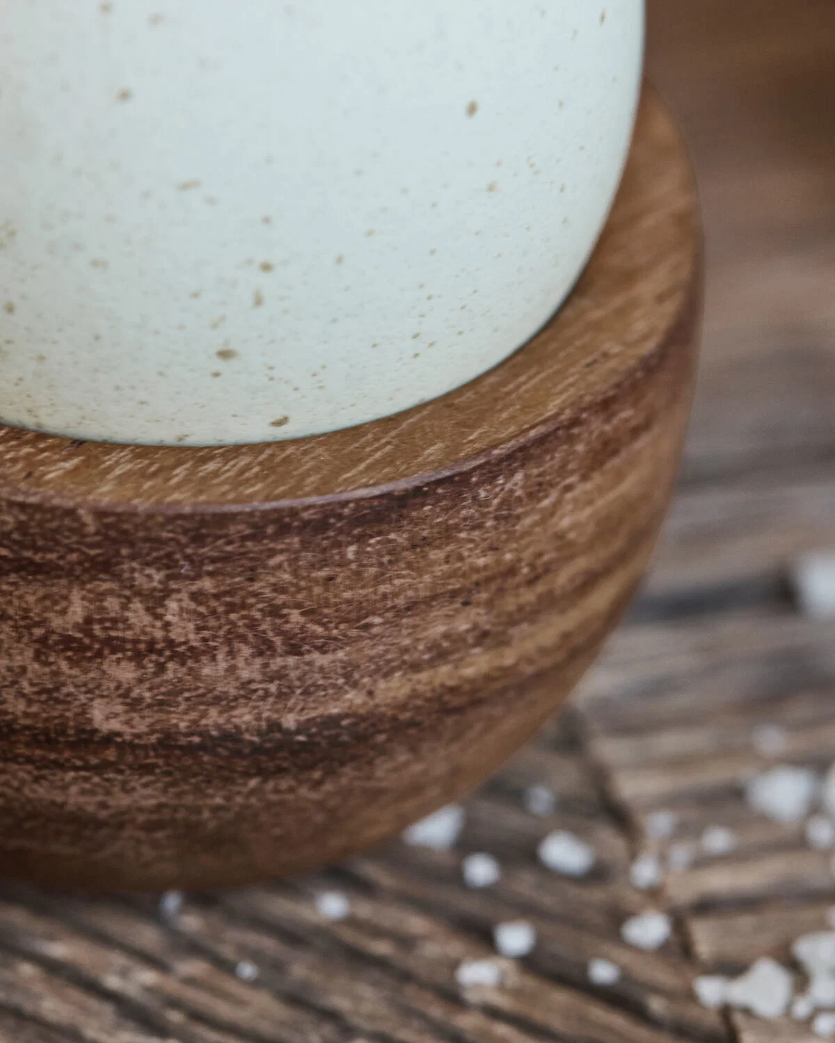 House Doctor eggcup  'Nature" acacia