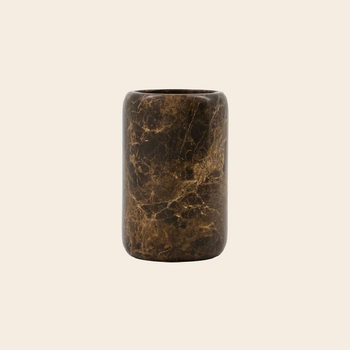 House Doctor tumbler 'Able' marble - brown