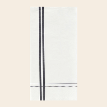 Nicolas Vahe set/12 napkins 'Stripe' - antracite