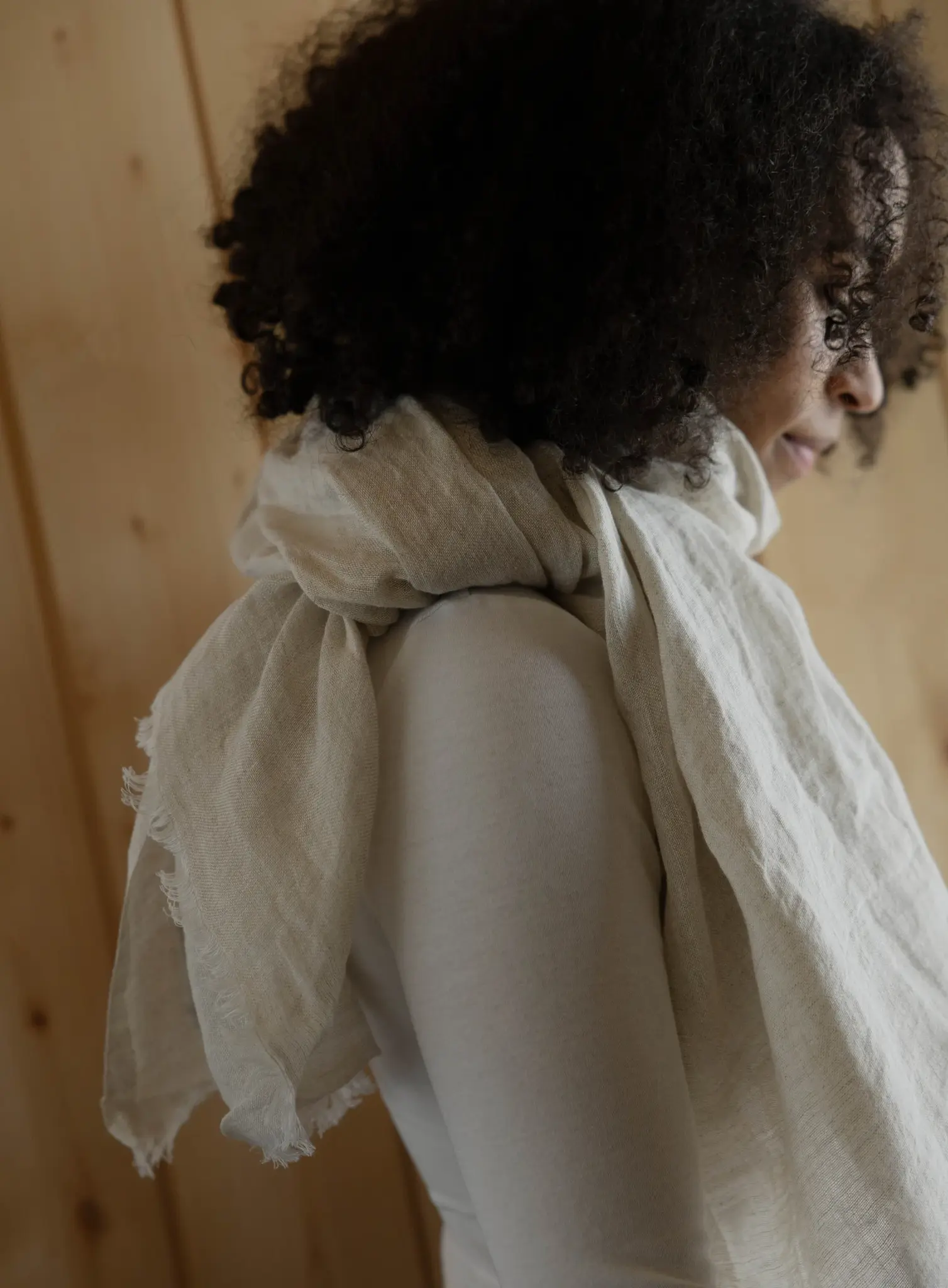 Lapuan Kankurit sjaal 'Halaus' - linnen