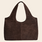 Markberg shopper 'Laurine' suede - dark brown