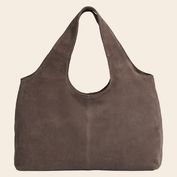 Markberg shopper 'Laurine' suede - mocha mousse