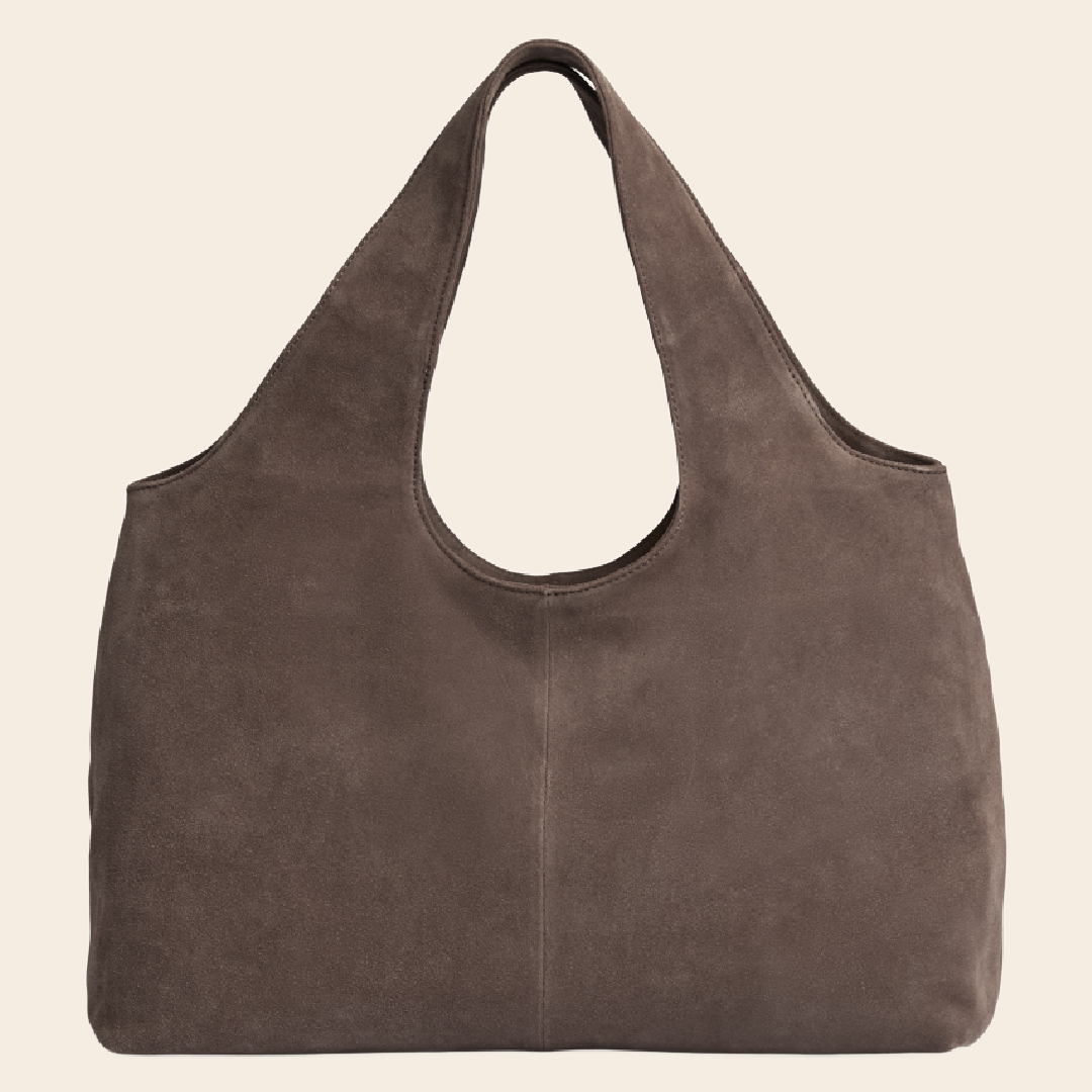 Markberg shopper 'Laurine' suede - mocha mousse