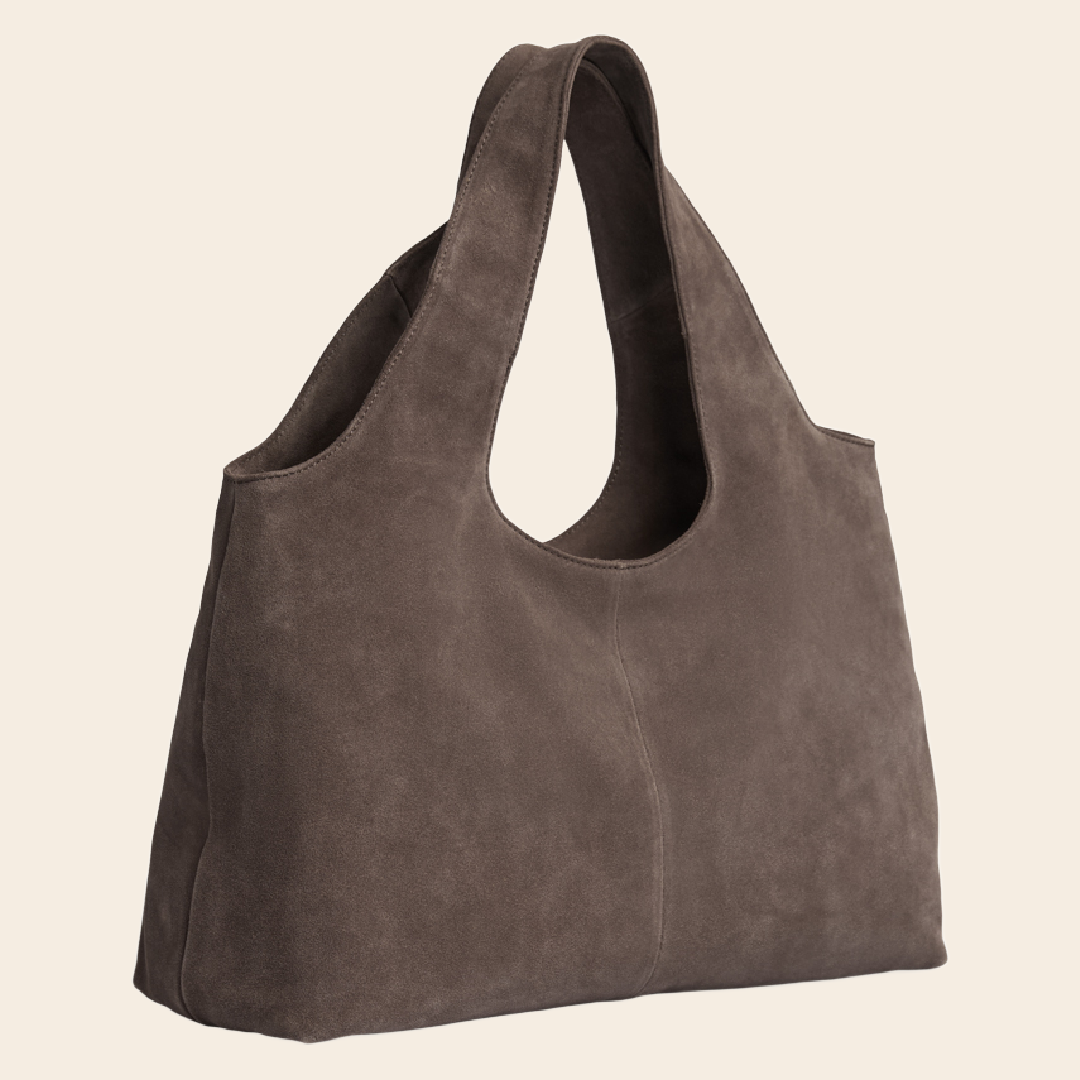 Markberg shopper 'Laurine' suede - mocha mousse