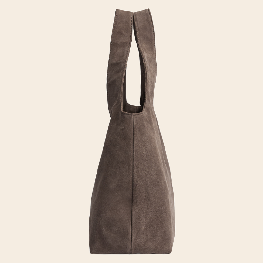 Markberg shopper 'Laurine' suede - mocha mousse