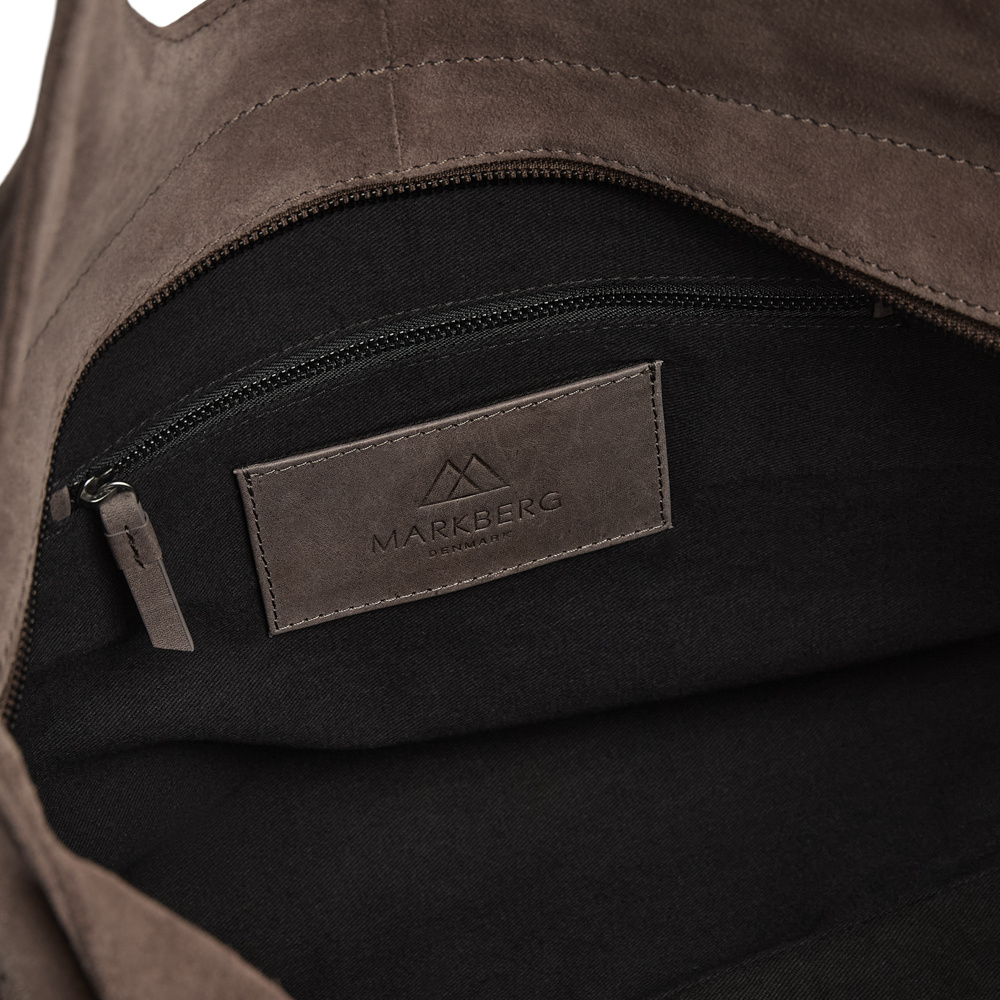 Markberg shopper 'Laurine' suede - mocha mousse