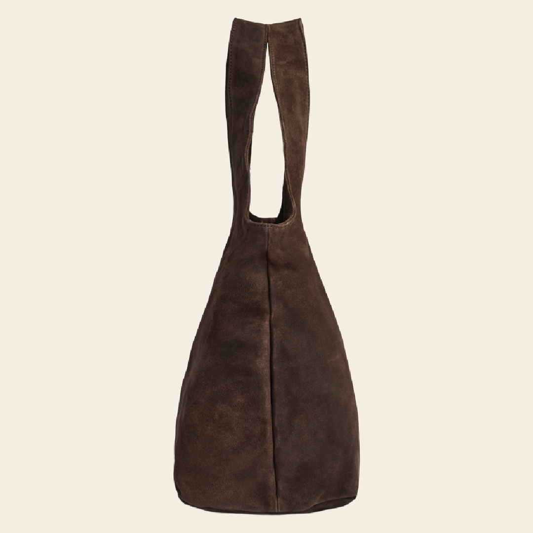 Markberg shopper 'Laurine' suede - dark brown