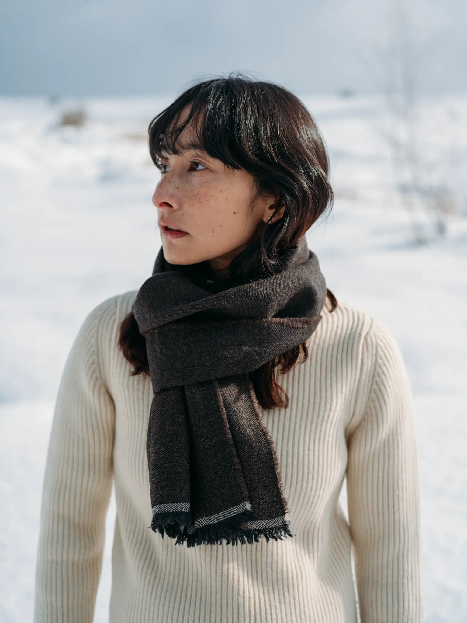 Lapuan Kankurit sjaal 'Viiru' merinowol