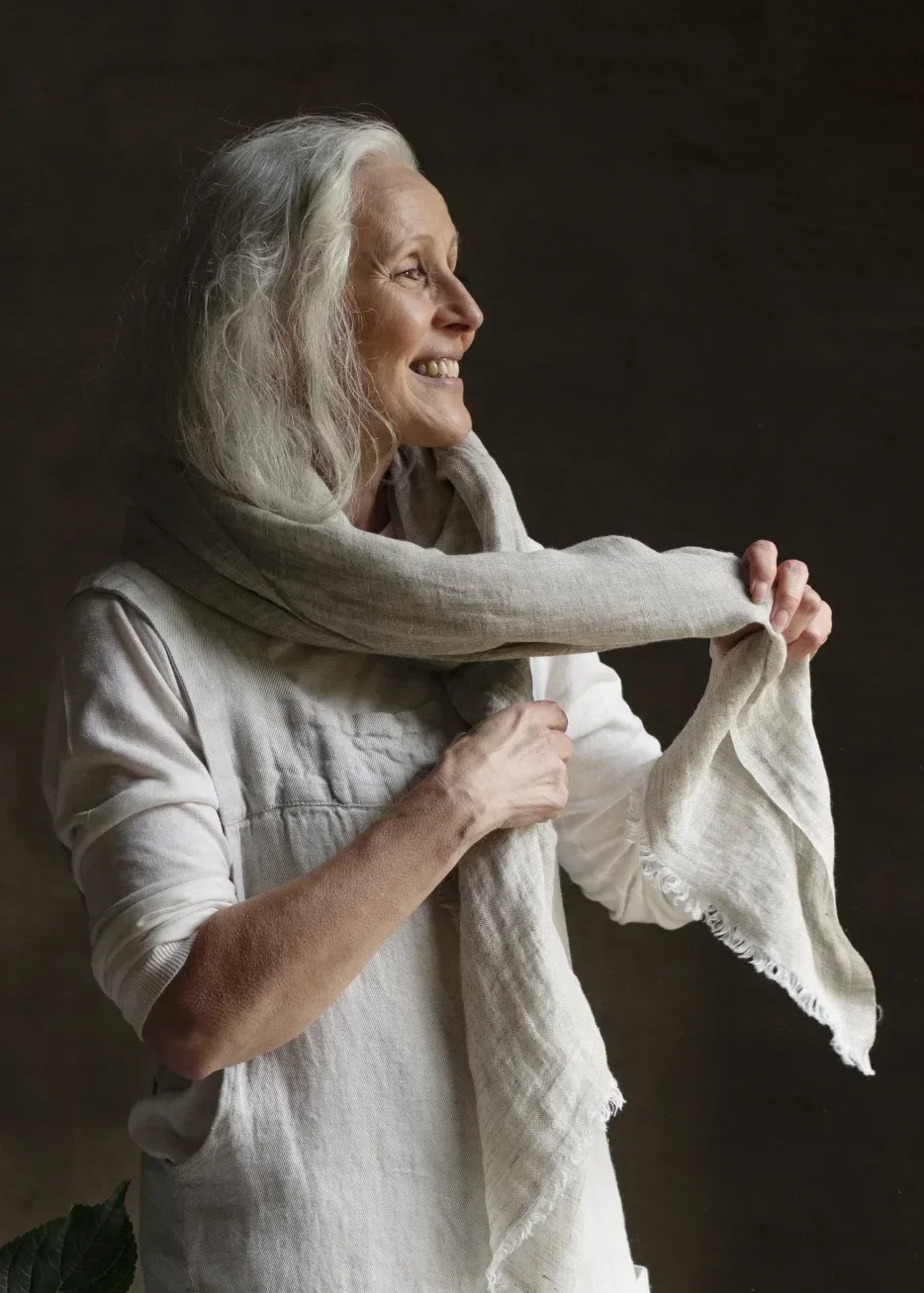 Lapuan Kankurit sjaal 'Lempi' linnen