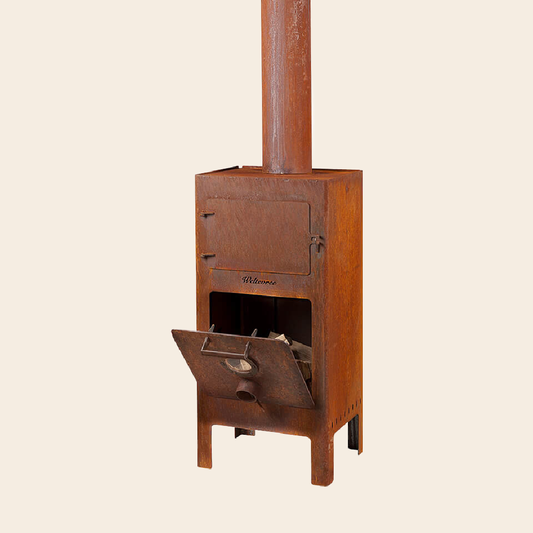 Weltevree deur outdooroven