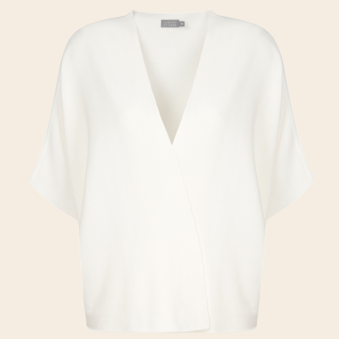 No Man's land vest katoen - cream