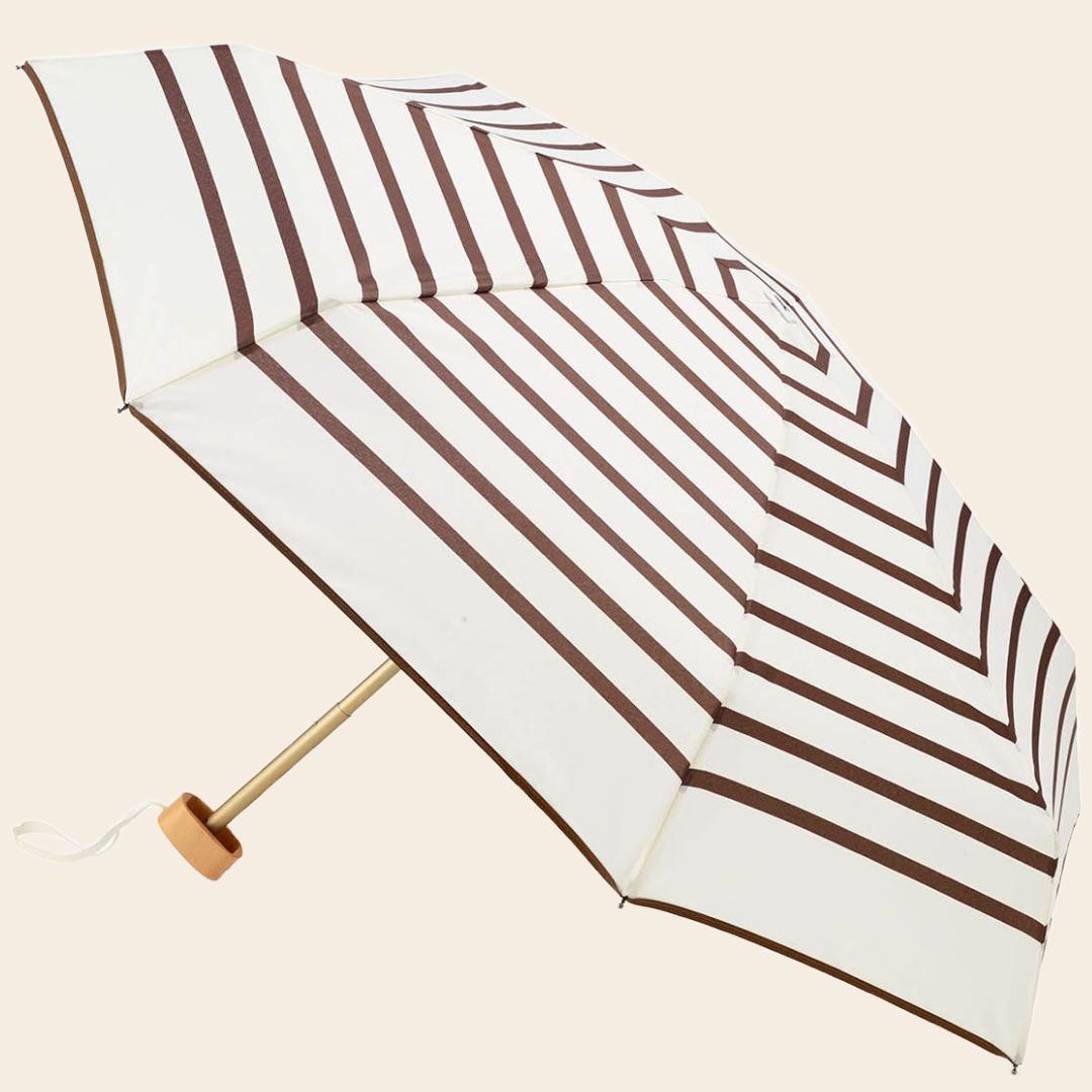 Anatole paraplu 'Lazare' - brown stripe