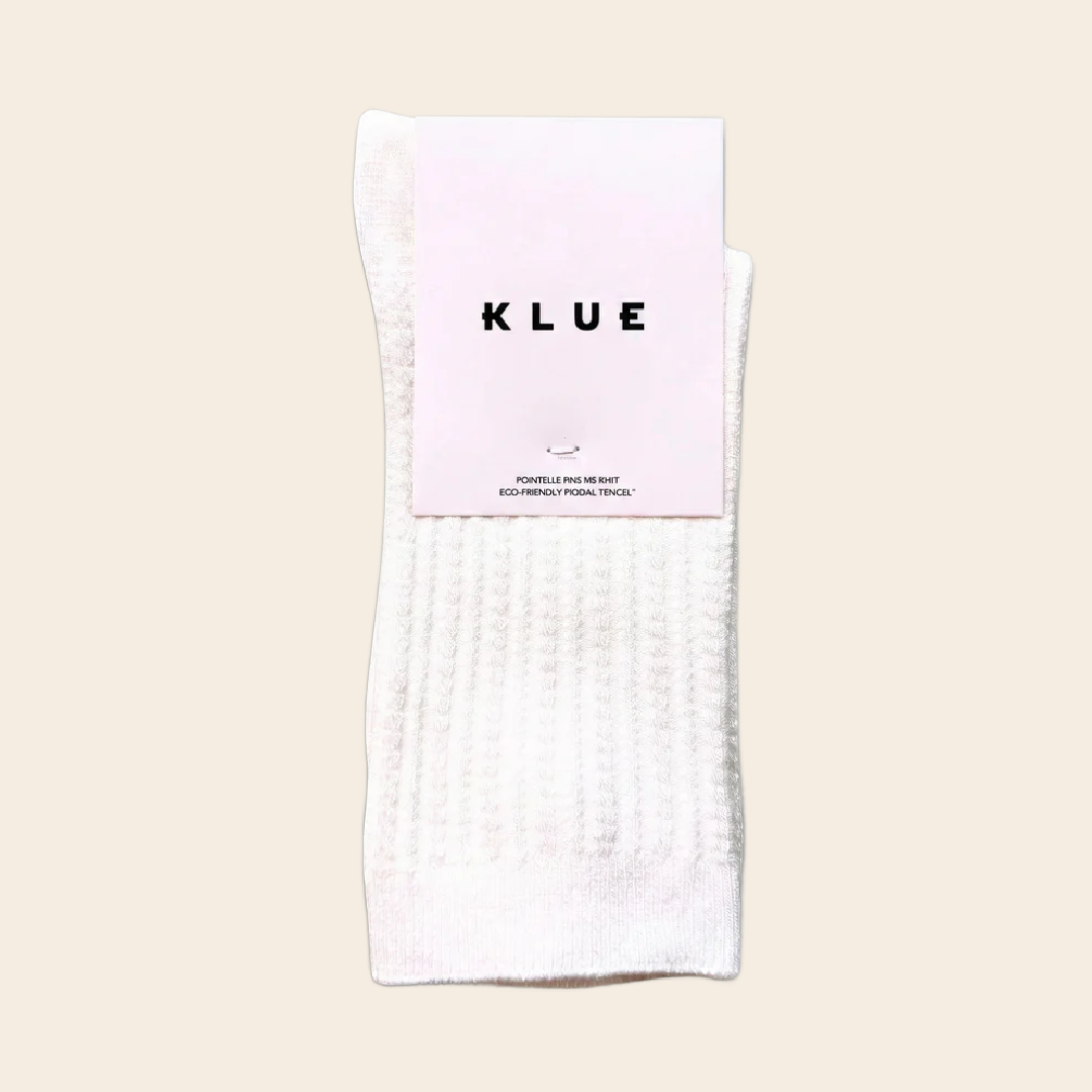 Klue pointelle knit socks - tencel