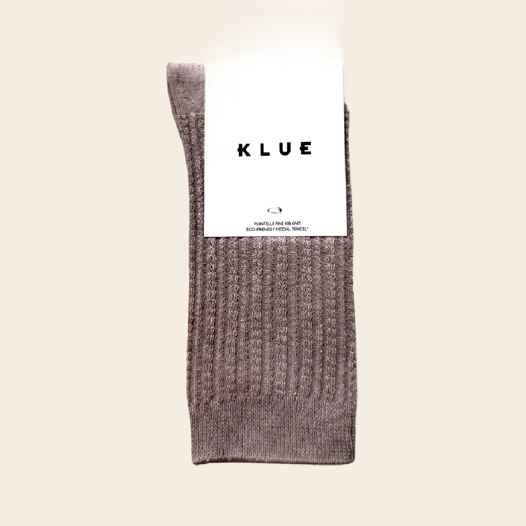 Klue pointelle knit socks - tencel