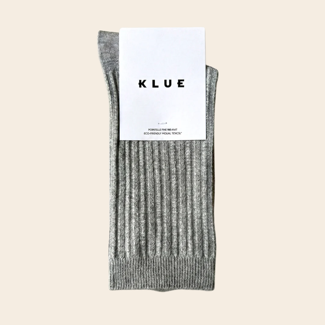 Klue pointelle knit socks - tencel