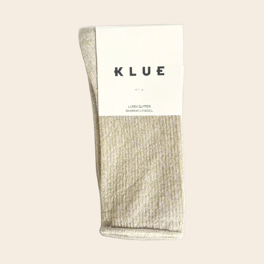 Klue lurex glitter socks - bamboe