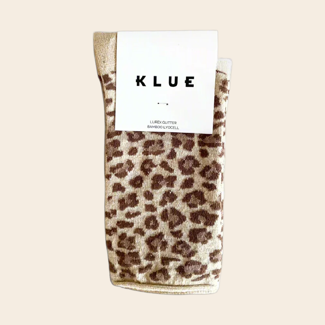 Klue lurex glitter socks - bamboe