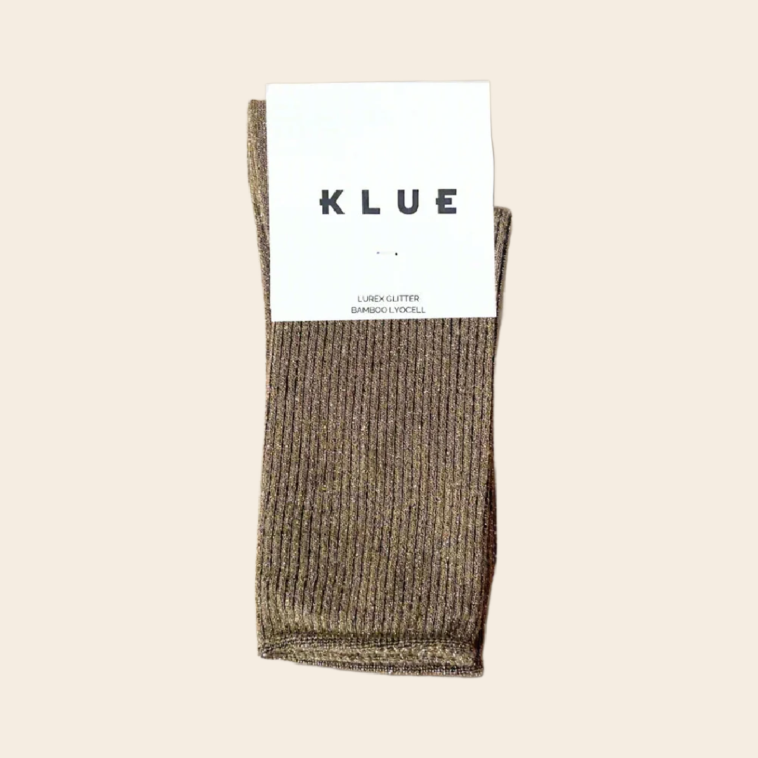 Klue lurex glitter socks - bamboe