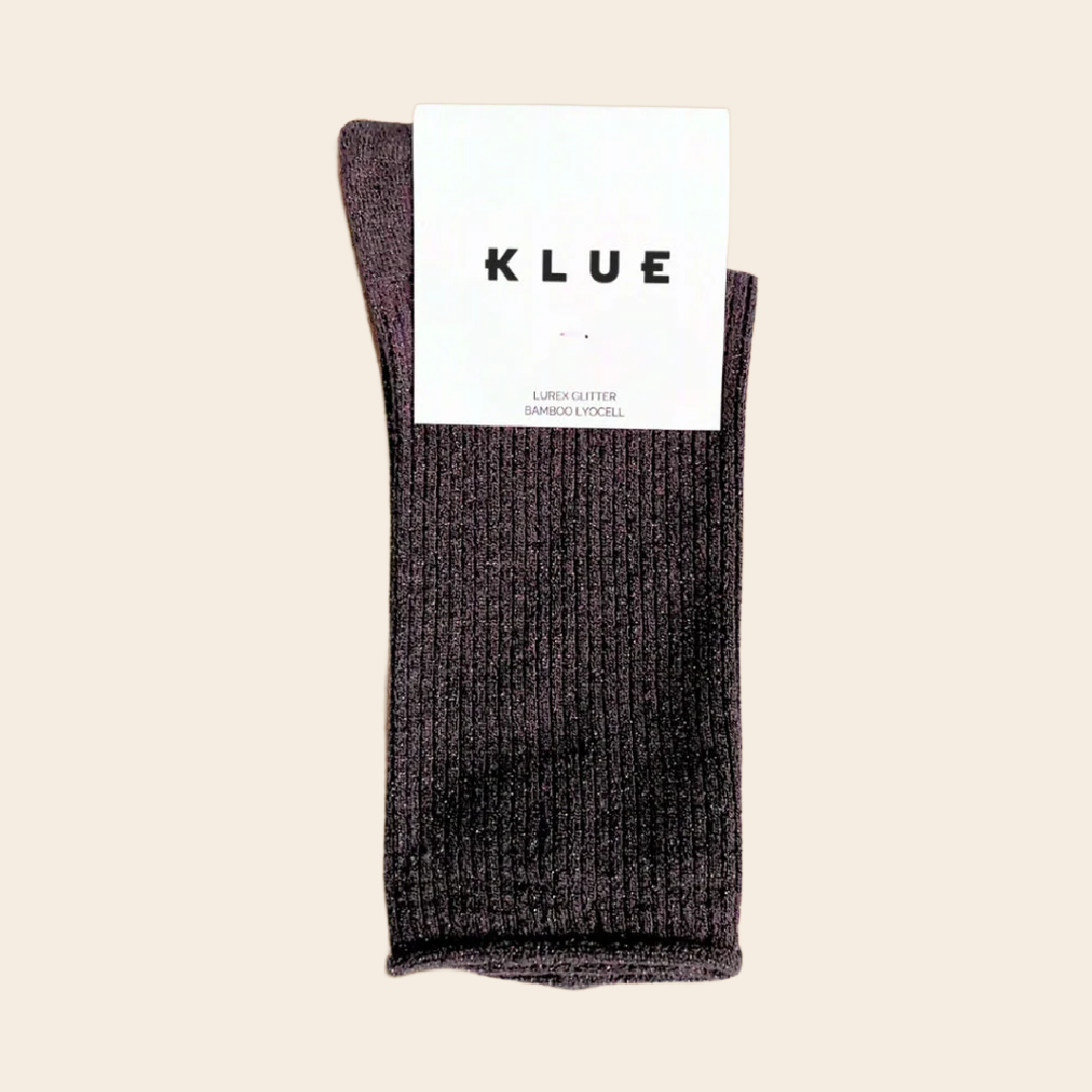 Klue lurex glitter socks - bamboe