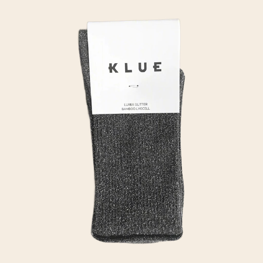 Klue lurex glitter socks - bamboe