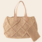 Tongasoa tas 'Maeve' naturel - raffia