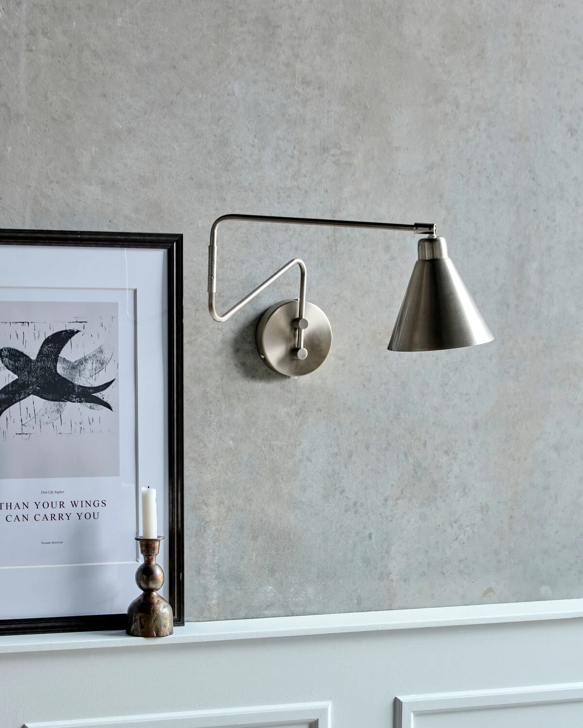 House Doctor wandlamp 'Game'  - ijzer