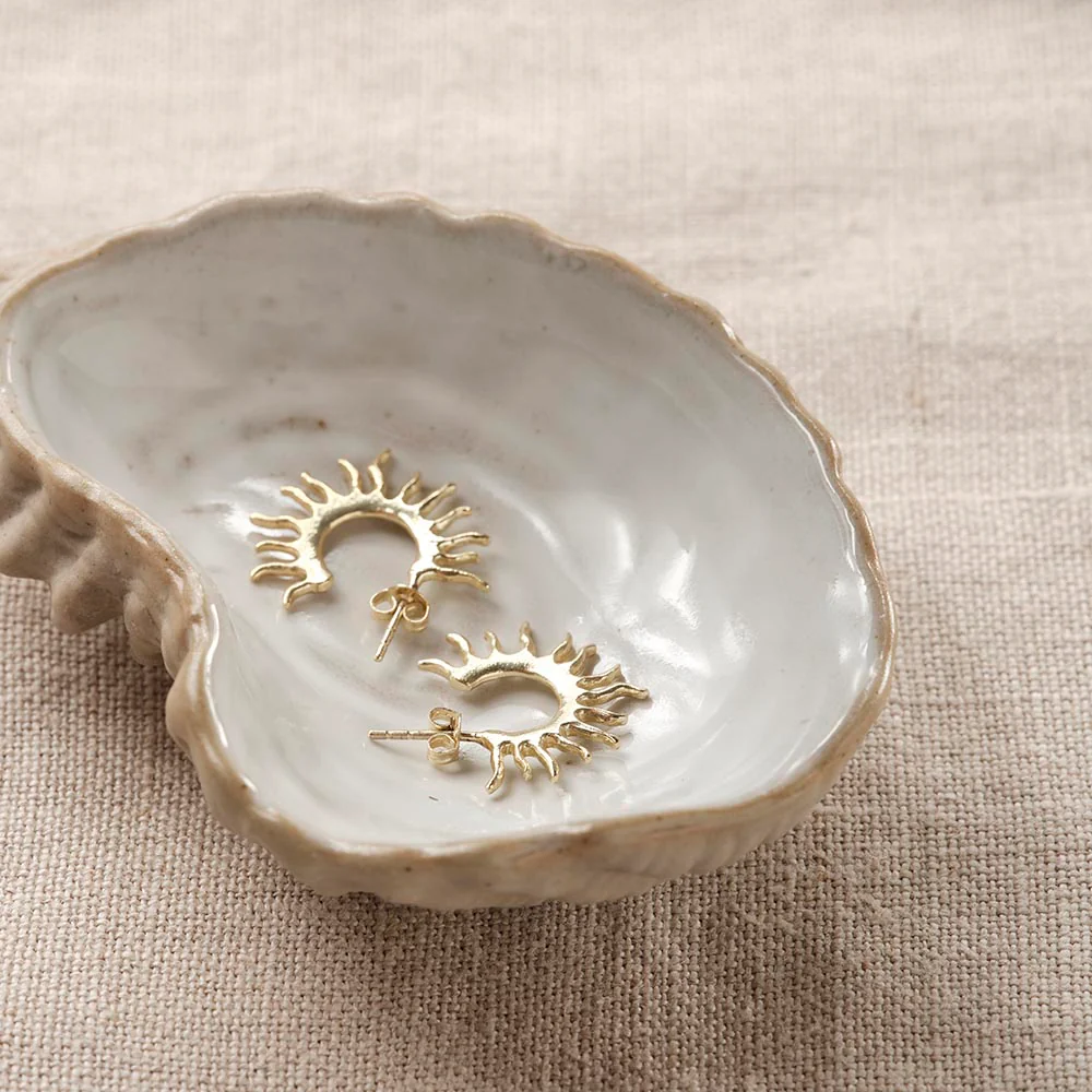 A Beautiful Story oorbellen ´Fierce´ goldplated