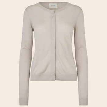 Six Ames vest 'Ulla' merinwool - silver white