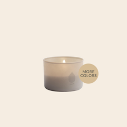 Uyuni reachargeable candle in glass - S