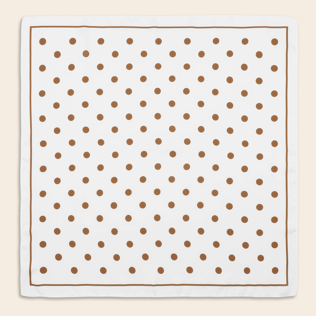 Sui Ava sjaal 'Polka-Dot' 70 x 70cm