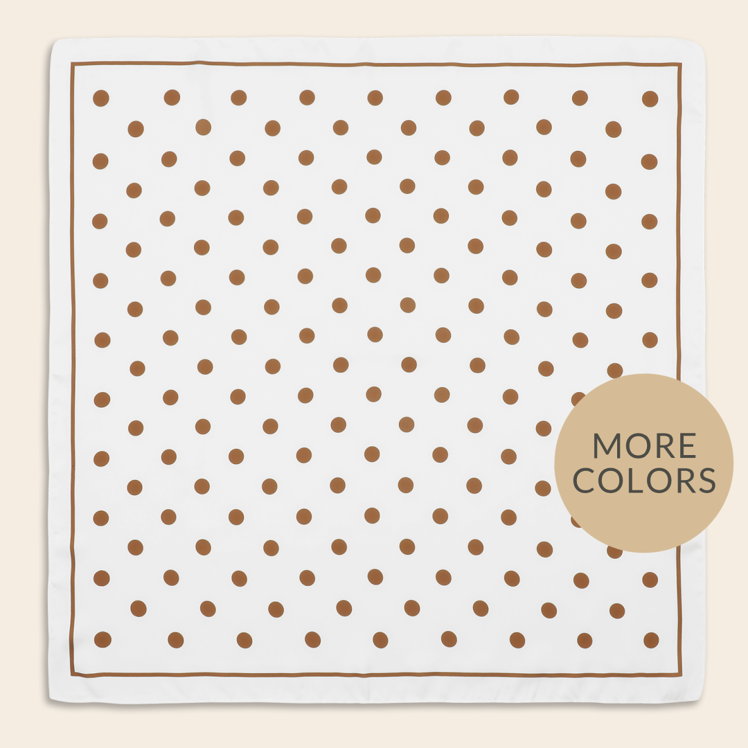 Sui Ava sjaal 'Polka-Dot' 70 x 70cm