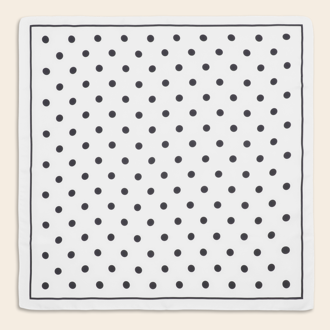 Sui Ava sjaal 'Polka-Dot' 70 x 70cm