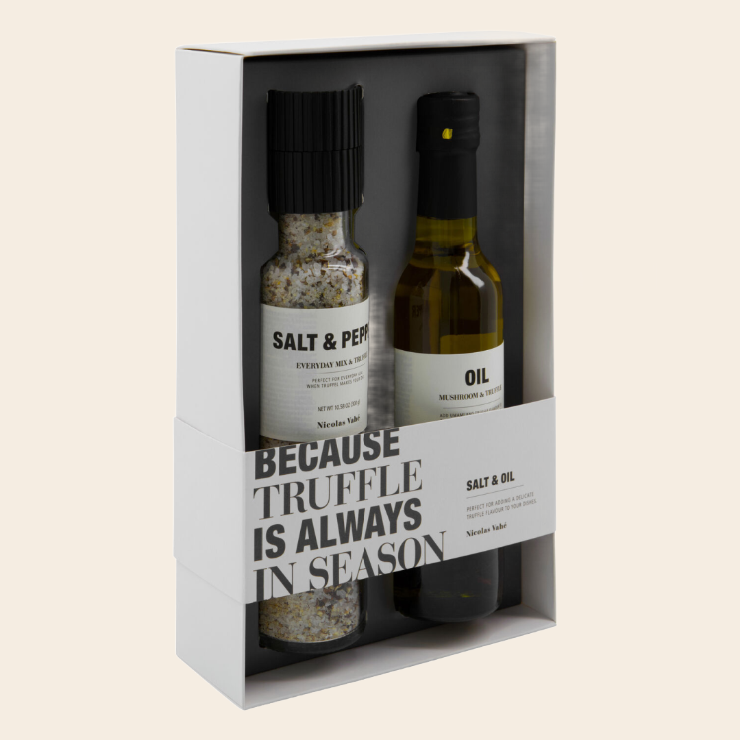 Nicolas Vahé giftbox 'Truffel' - zout & olie