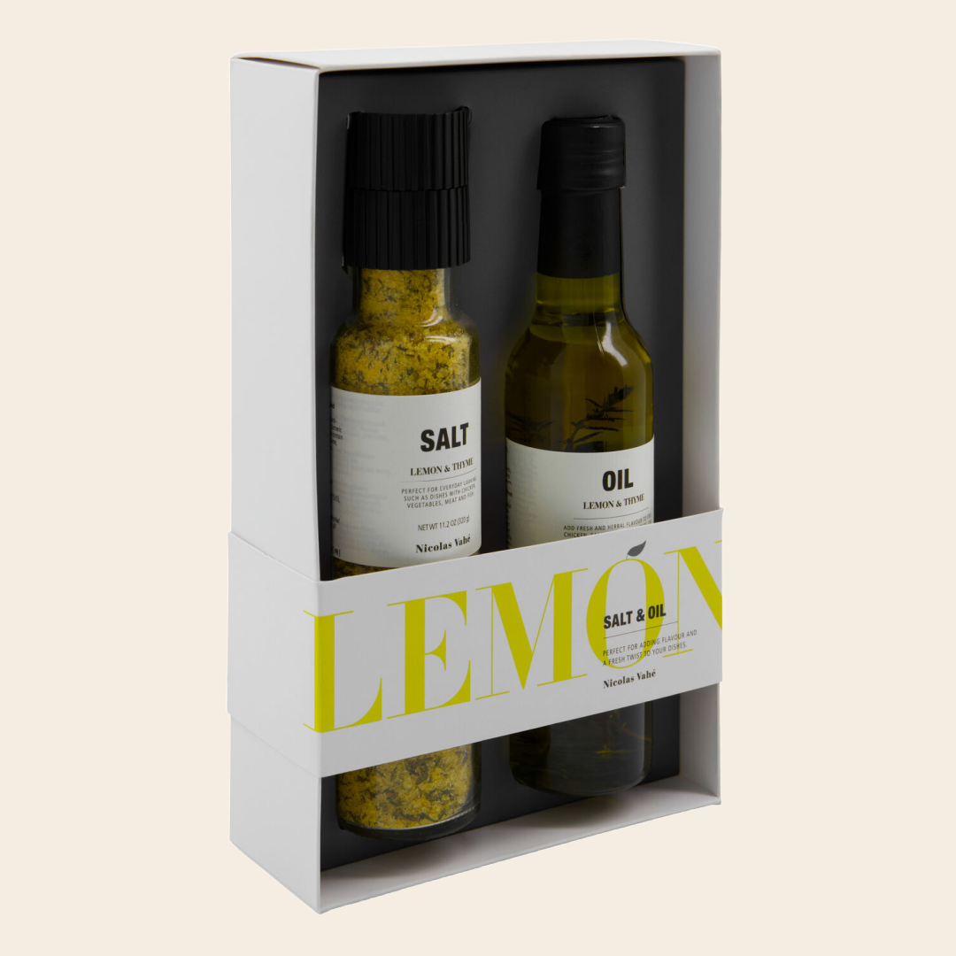Nicolas Vahé giftbox 'Lemon' - zout & olie