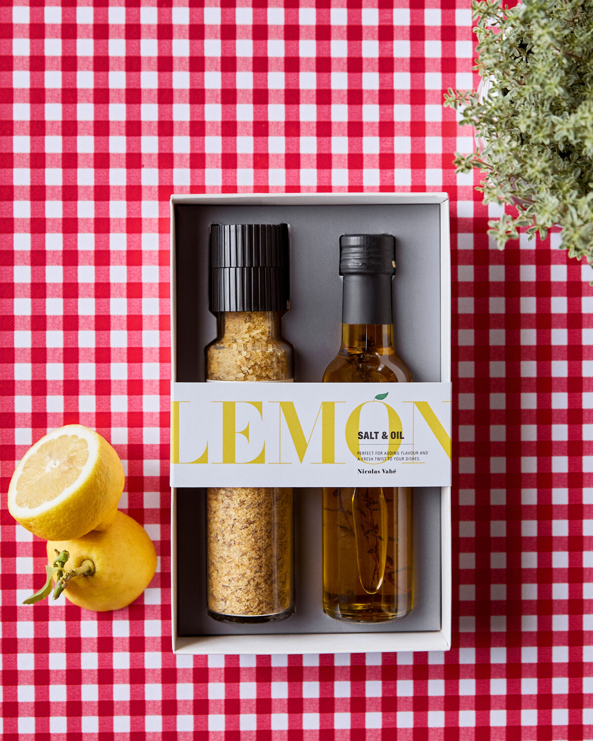Nicolas Vahé giftbox 'Lemon' - zout & olie