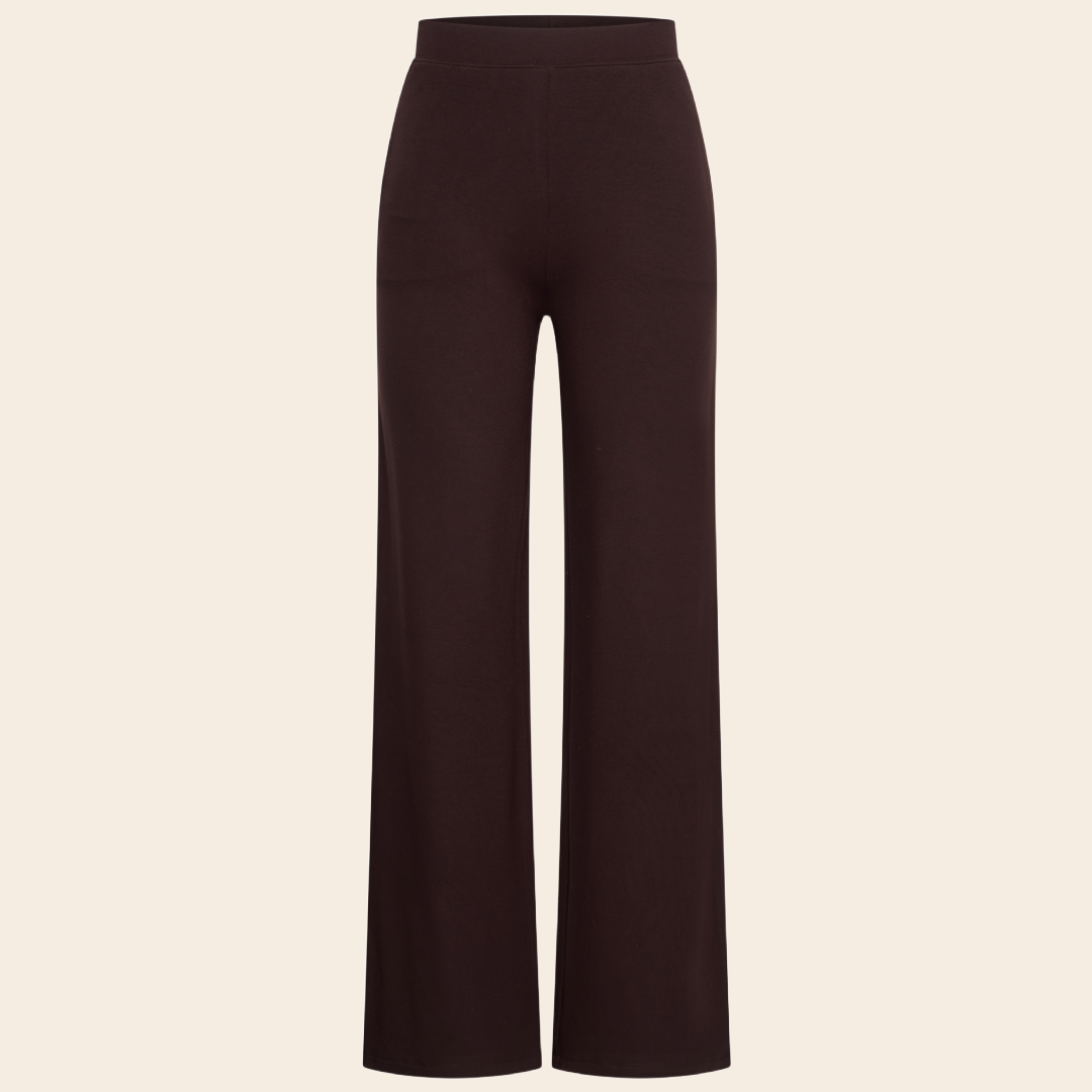 Majestic Filatures broek viscose - aubergine