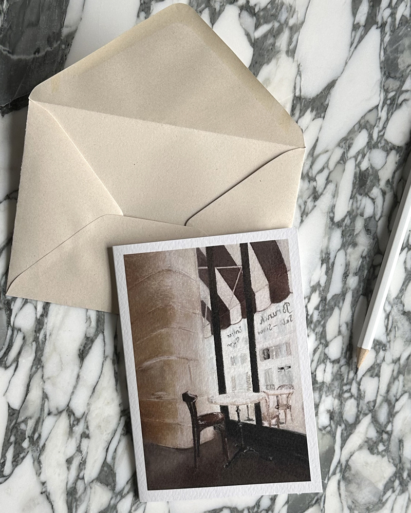 My Deer Art Shop card A6 'Art Print' envelop