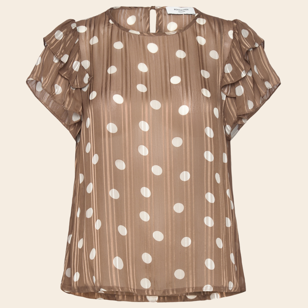 Rosemunde blouse 'Gloria' viscose - coca mocha
