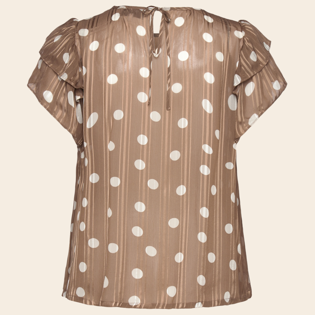 Rosemunde blouse 'Gloria' viscose - coca mocha