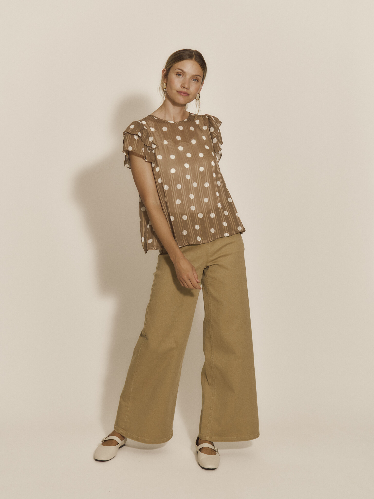 Rosemunde blouse 'Gloria' viscose - coca mocha
