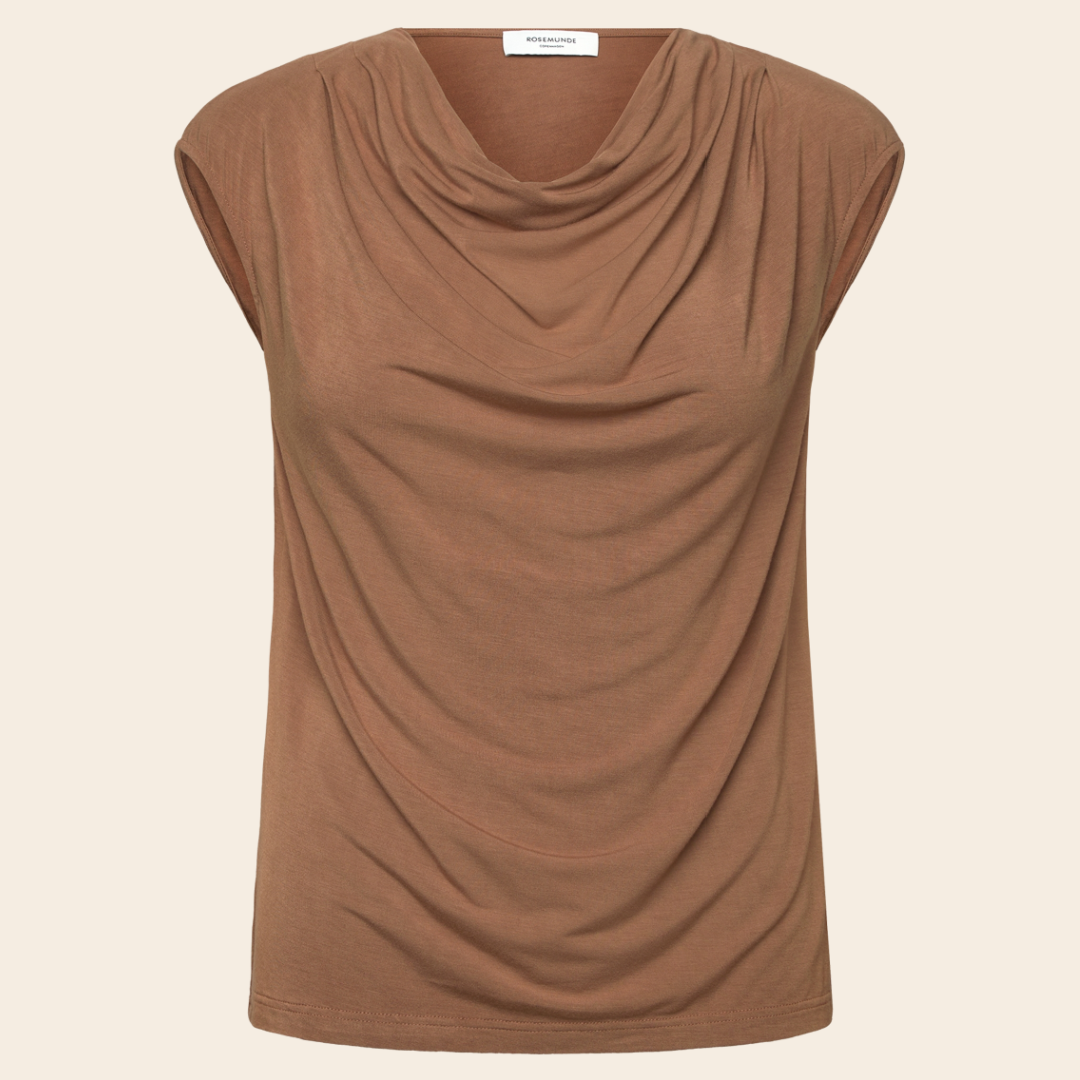 Rosemunde shirt 'Biarritz' viscose - coca mocha