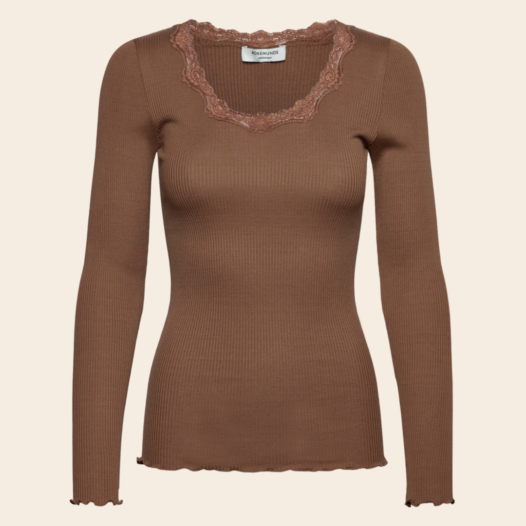 Rosemunde shirt 'Babette' - zijde / katoen
