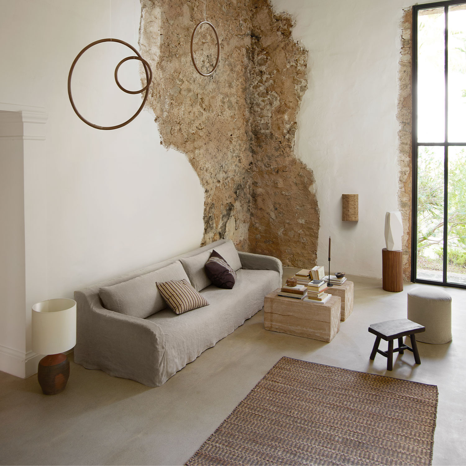 TineK Home vloerkleed jute / katoen - mocca